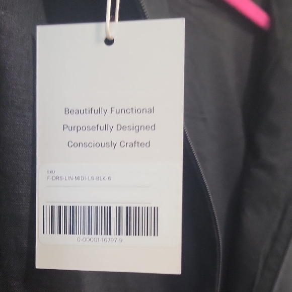 Everlane European Linen Midi Puff Sleeve Dress - Picture 9 of 16